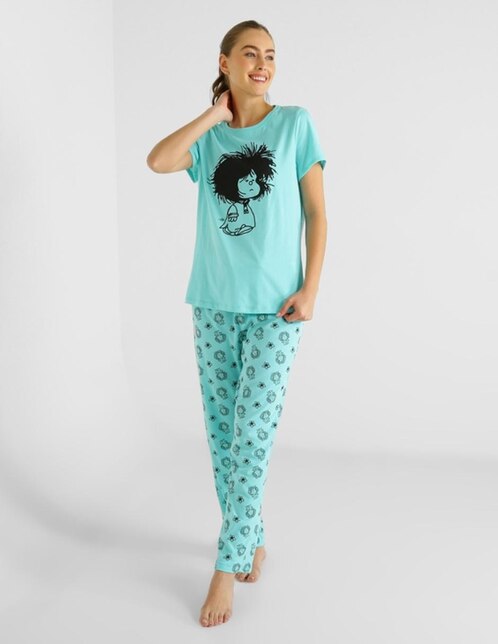 pijama redondo manga corta | Suburbia.com.mx