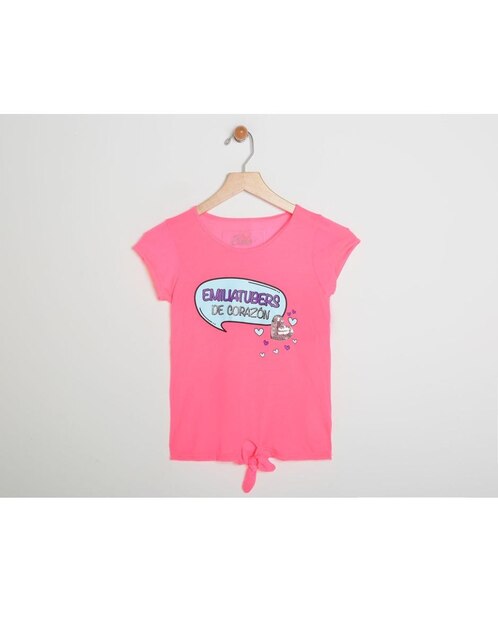 Playera Ana Emilia con estampado para niña en SB