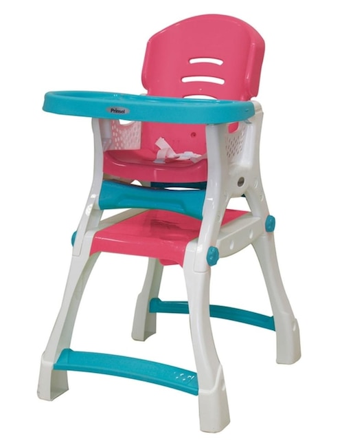 Silla alta Caddy 2 en 1 color rosa 1
