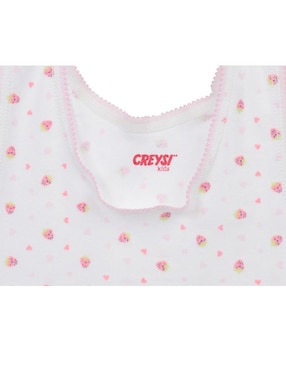Camiseta cuello redondo Baby Creysi para niña