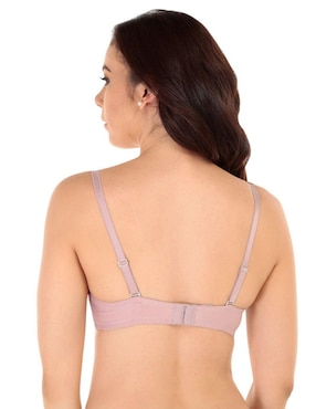 Brassiere peto medio Hanes copa preformada seamless para mujer