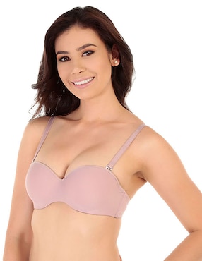 Brassiere peto medio Hanes copa preformada seamless para mujer