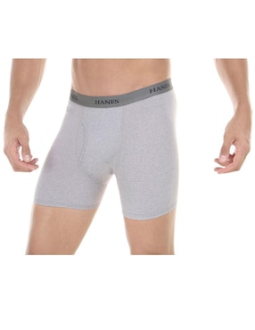 Bóxer Hanes de algodón para hombre 3 piezas