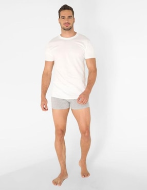 Set playera Hanes cuello redondo para hombre