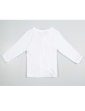 Camiseta cuello V Baby Creysi unisex
