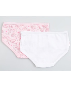 Set panty Weekend algodón para niña