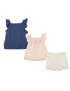 Conjunto Weekend Baby a rayas para niña