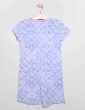 Camisón Onix con diseño tie dye para niña