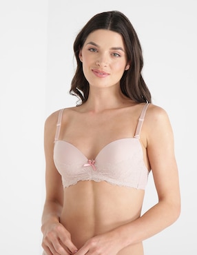Brassiere Lady Carnival con encaje y moño