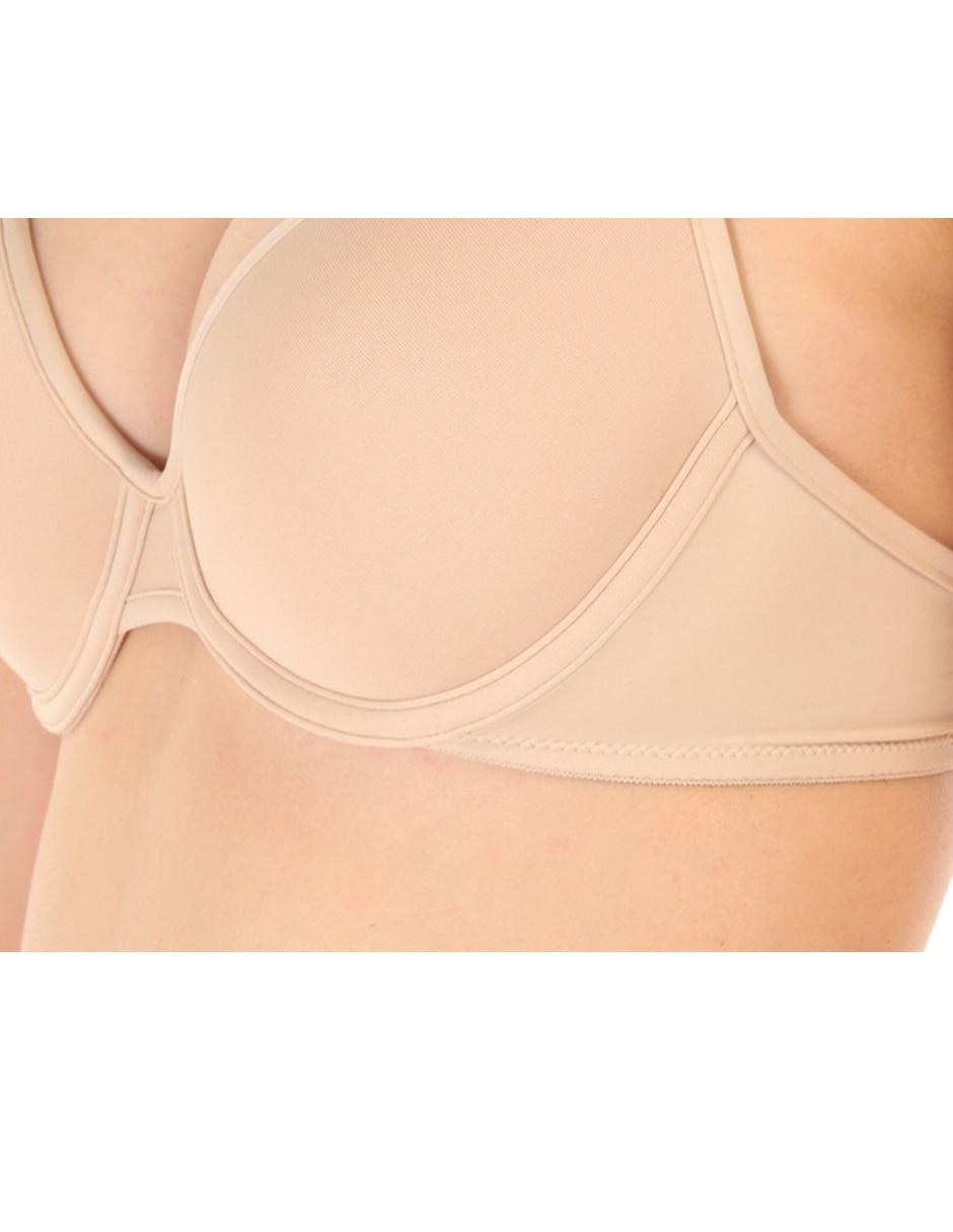 Brassiere demi copa push up para mujer 4