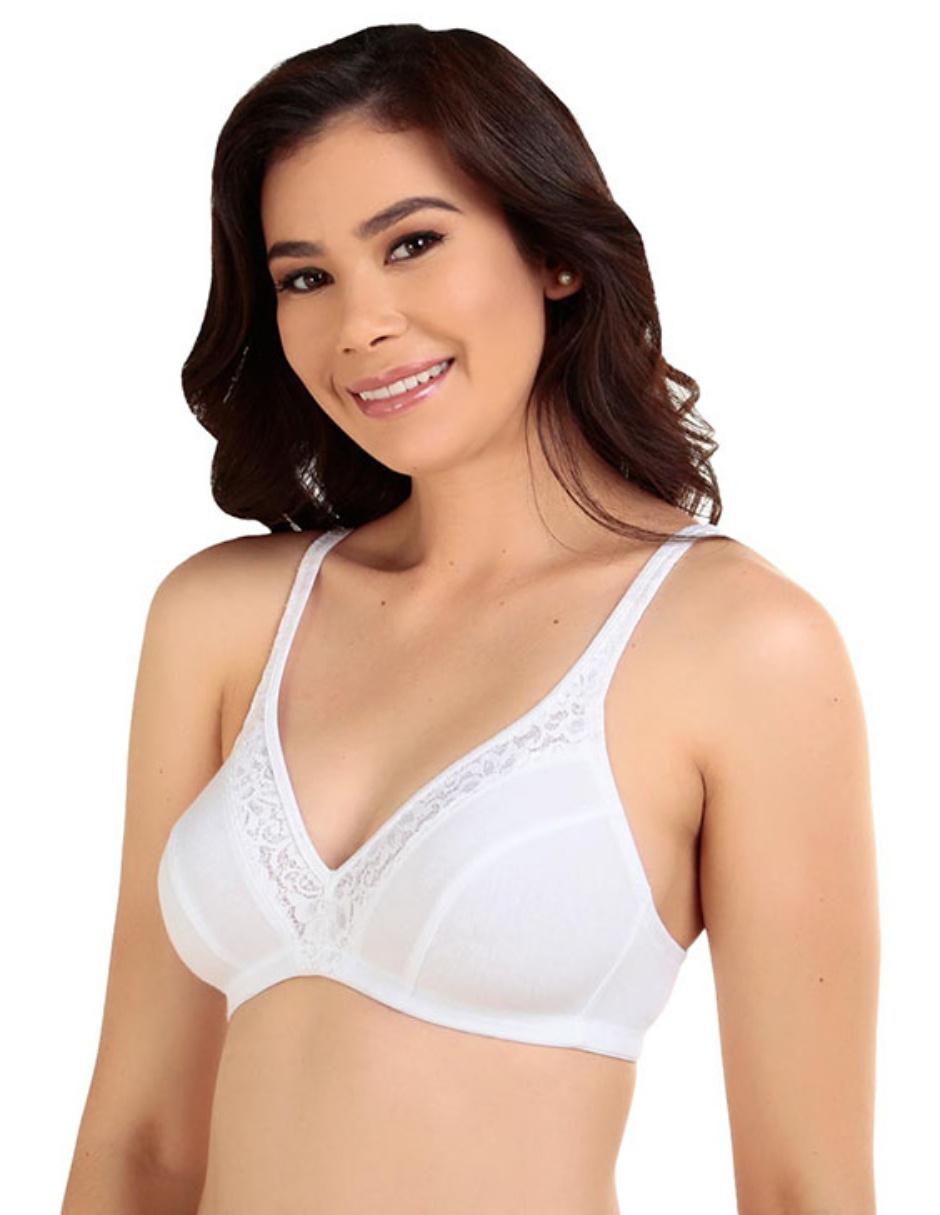 Brassiere demi con copa para mujer 2
