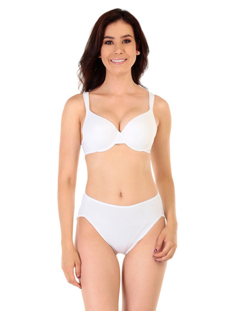 Brassiere demi con copa para mujer 5