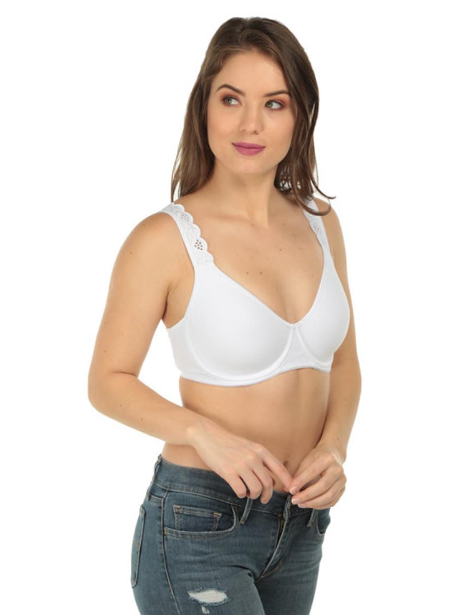 Brassiere demi copa preformada para mujer 2