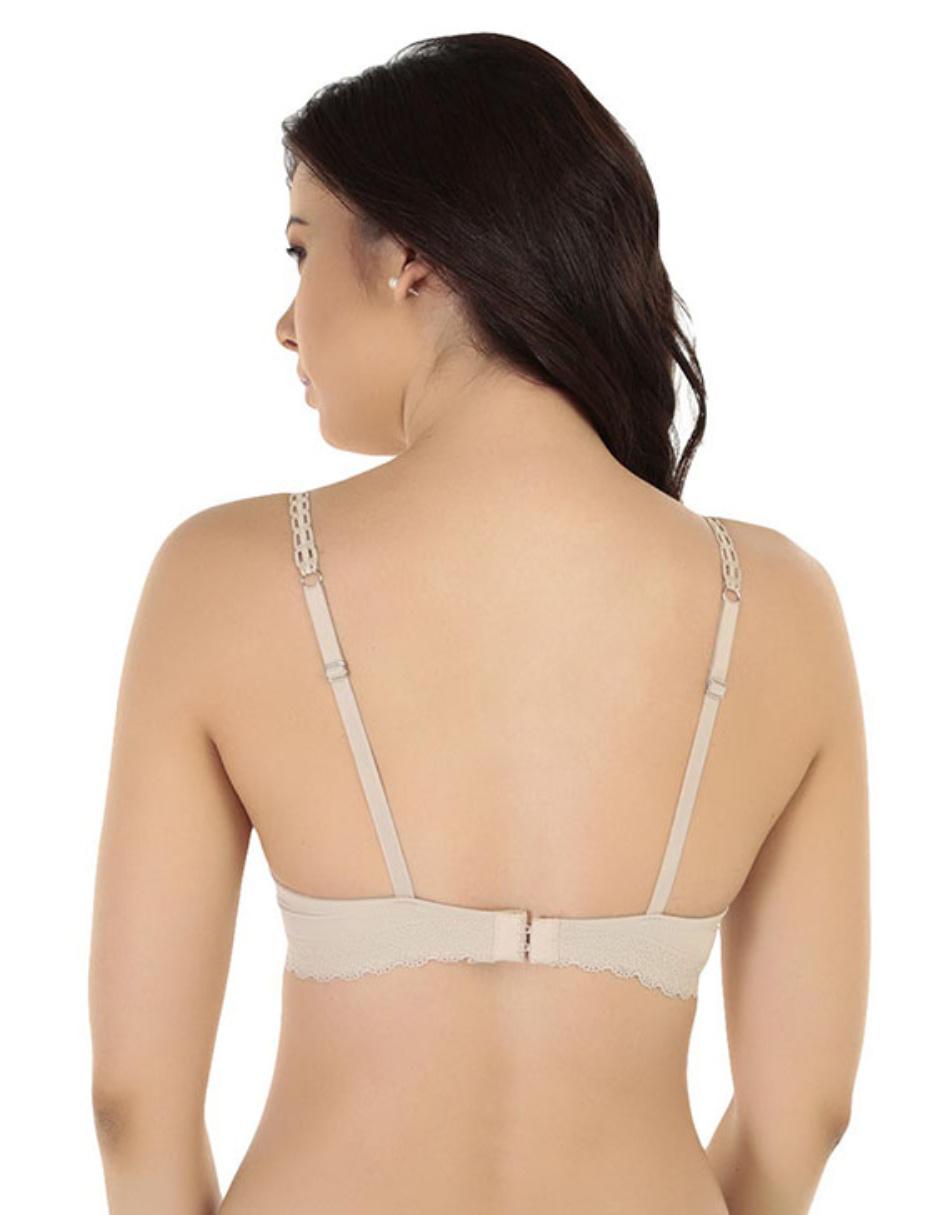 Brassiere demi con copa para mujer 3