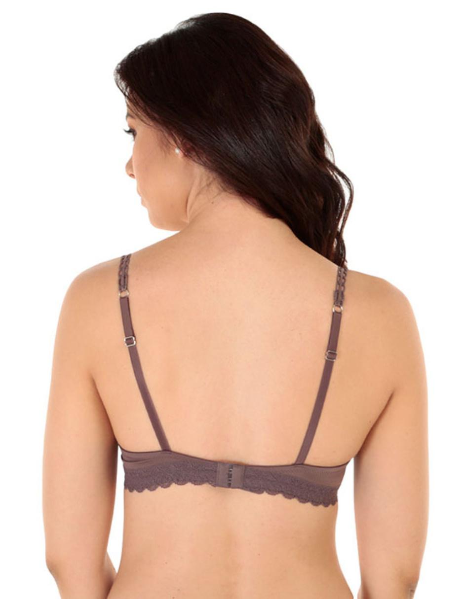 Brassiere demi con copa para mujer 3
