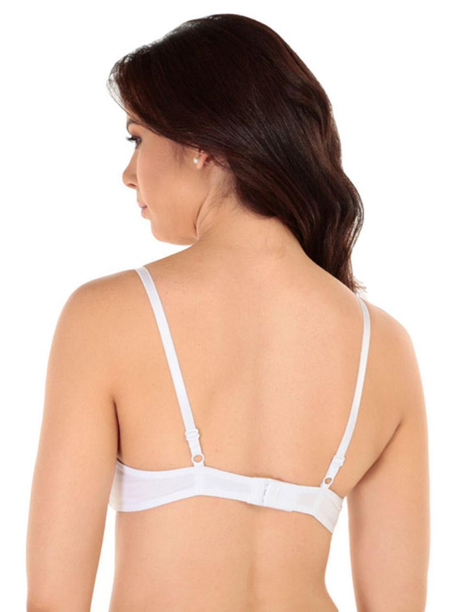 Brassiere demi con copa para mujer 3