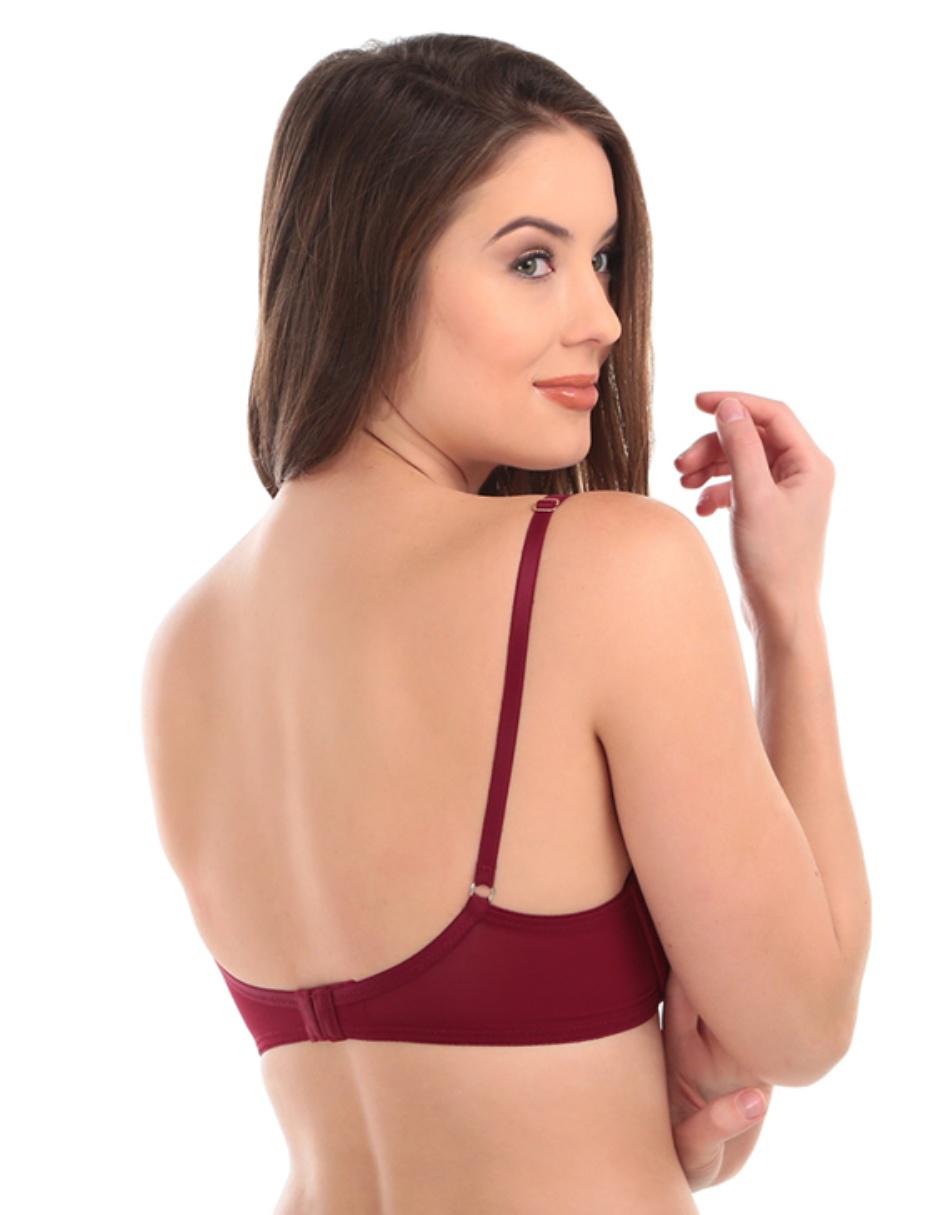 Brassiere demi copa push up para mujer 3