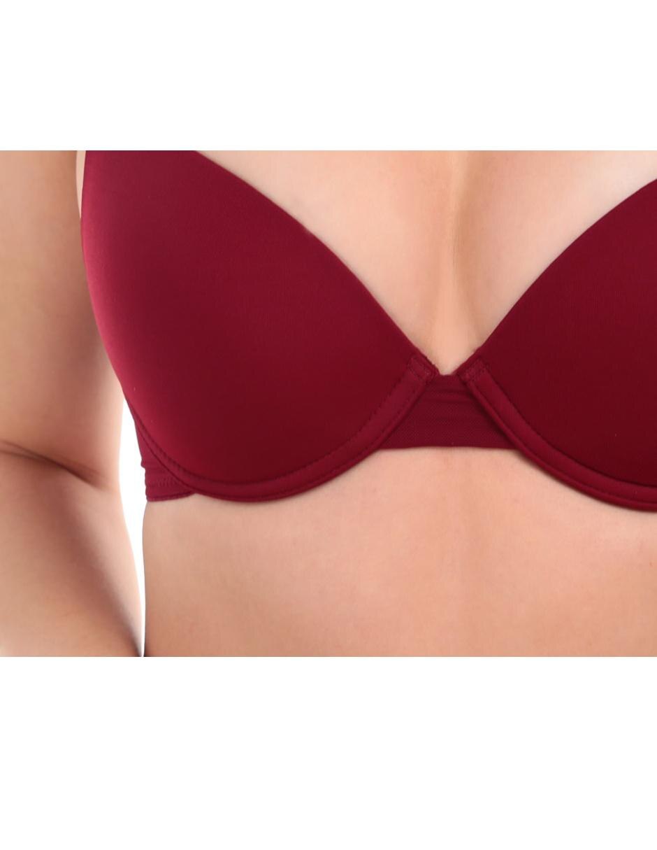 Brassiere demi copa push up para mujer 4