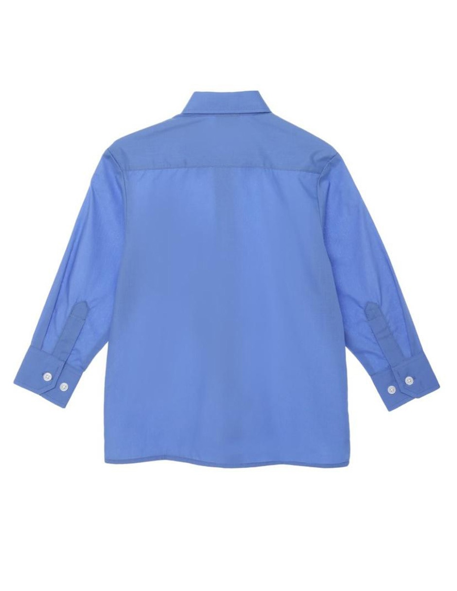 CAMISA 0350313327 YALE, 18, AZUL MEDIO