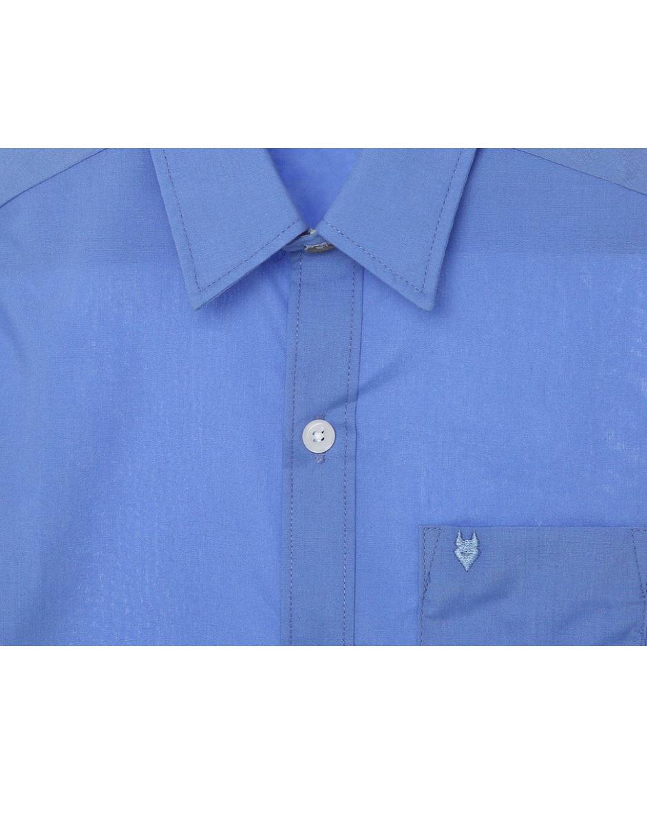 CAMISA 0350313327 YALE, 18, AZUL MEDIO