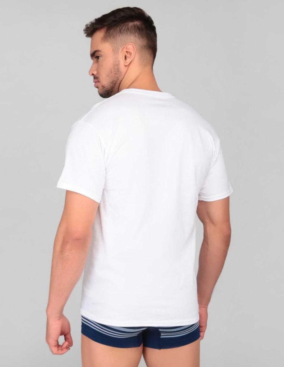 Playera cuello V para hombre 4