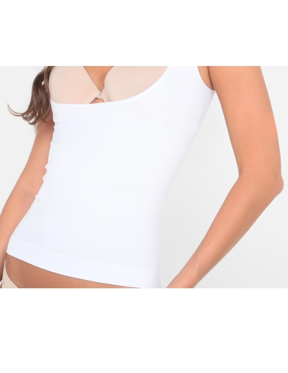 Camiseta tipo faja con compresión media para mujer 4