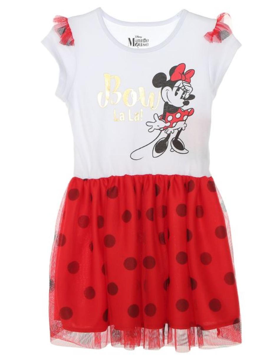 Vestido Disney Minnie Mouse para niña