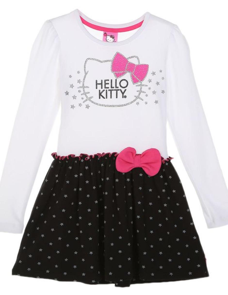 Vestido Hello Kitty con estampado para niña
