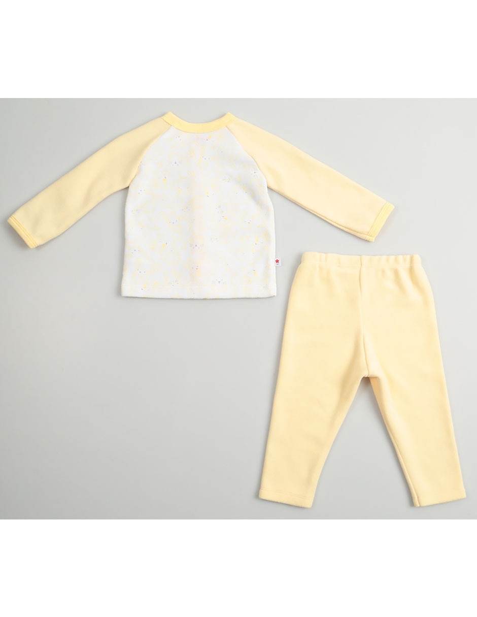 CONJUNTO PANTALON BABY, 12M, AMARILLO 0
