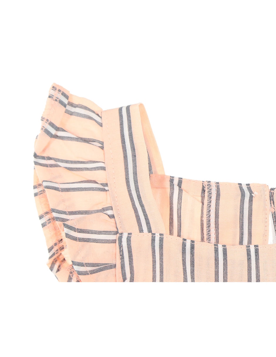 Conjunto a rayas para niña 5