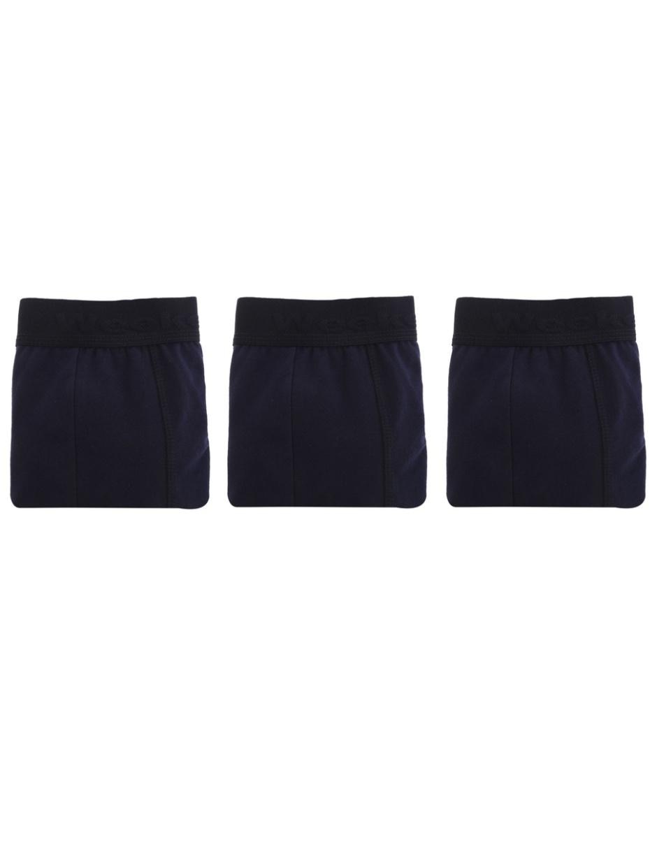 BOXER BIKER CORTO WEE, CH, AZUL MARINO