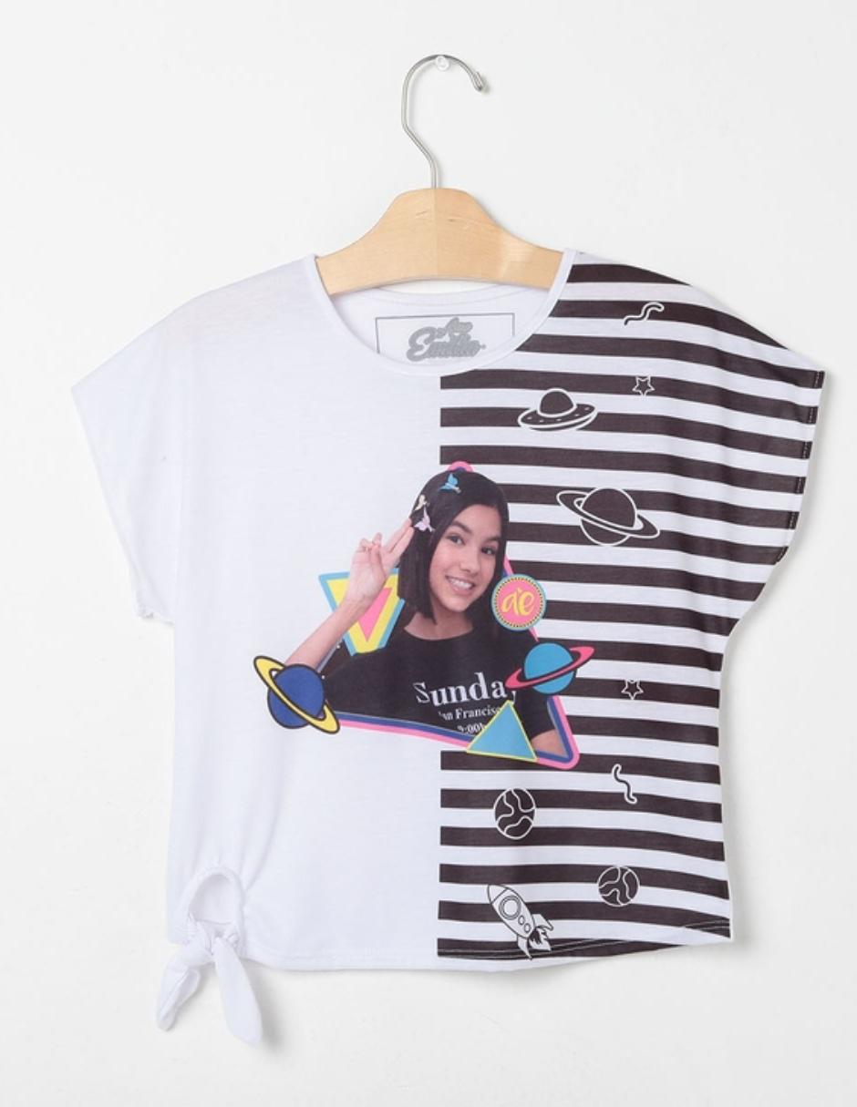Playera Ana Emilia estampada para niña en SB