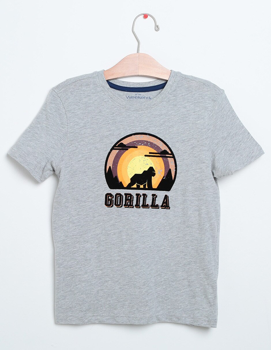 Playera Weekend con estampado para niño en SB