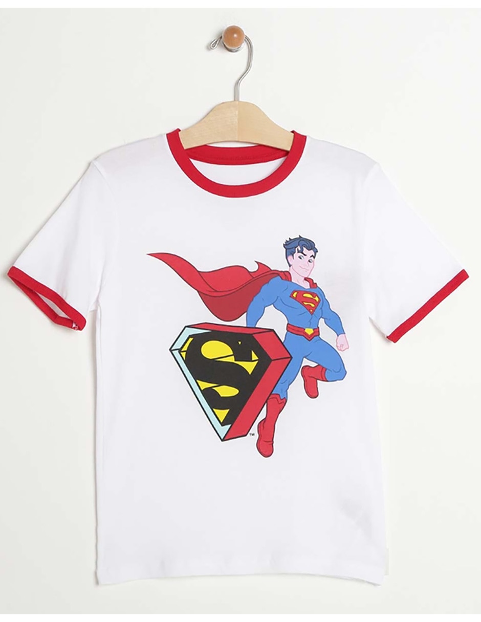educar Adelaida mensaje Playera Superman con estampado para niño | Suburbia.com.mx