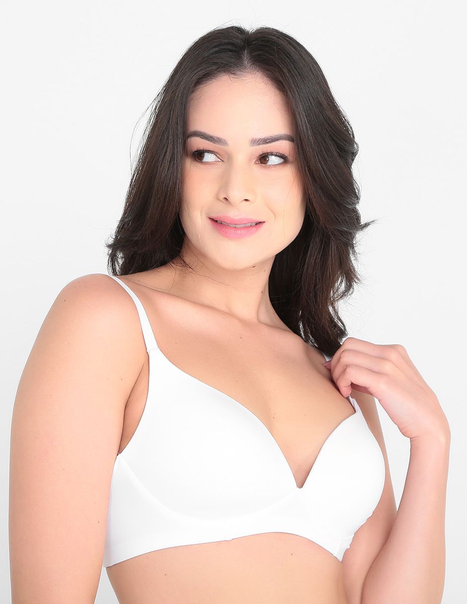Brassiere demi copa preformada para mujer 2