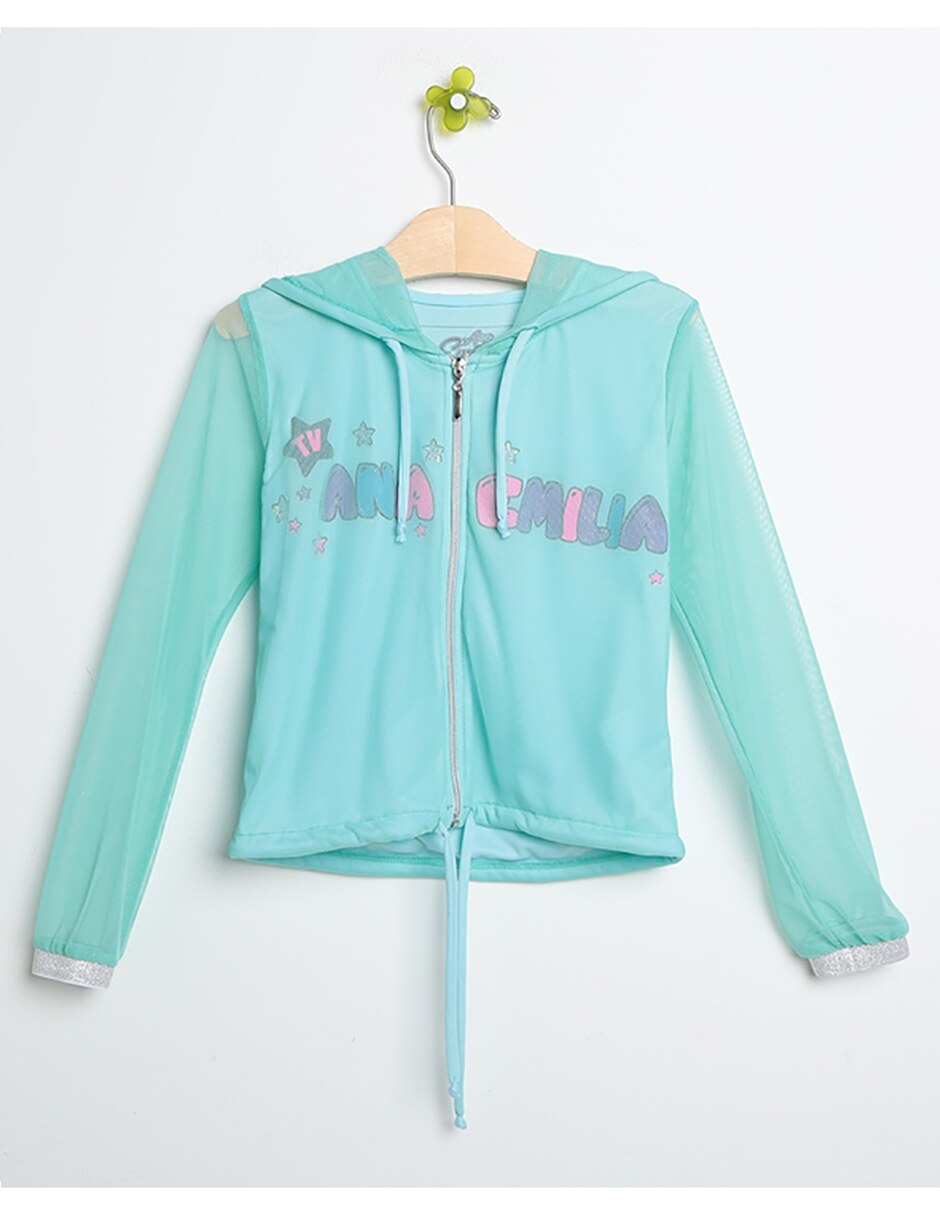 Sudadera Ana Emilia abierta para niña en SB