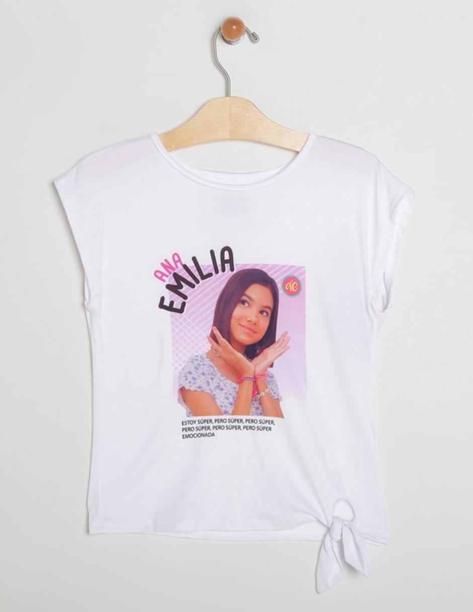 Playera Ana Emilia con estampado para niña en SB