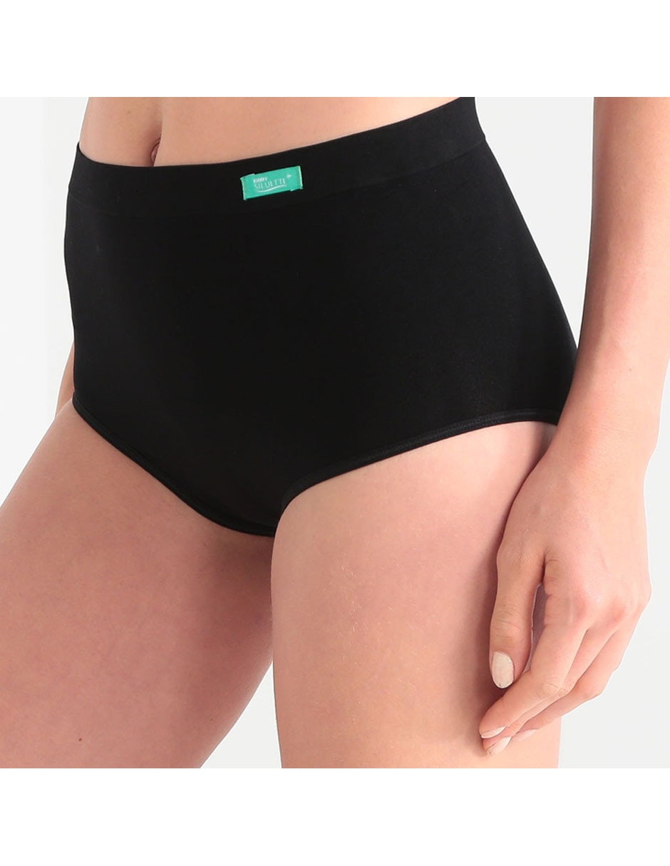 PANTALETA CANON, MED, NEGRO LISO CLÁSIC