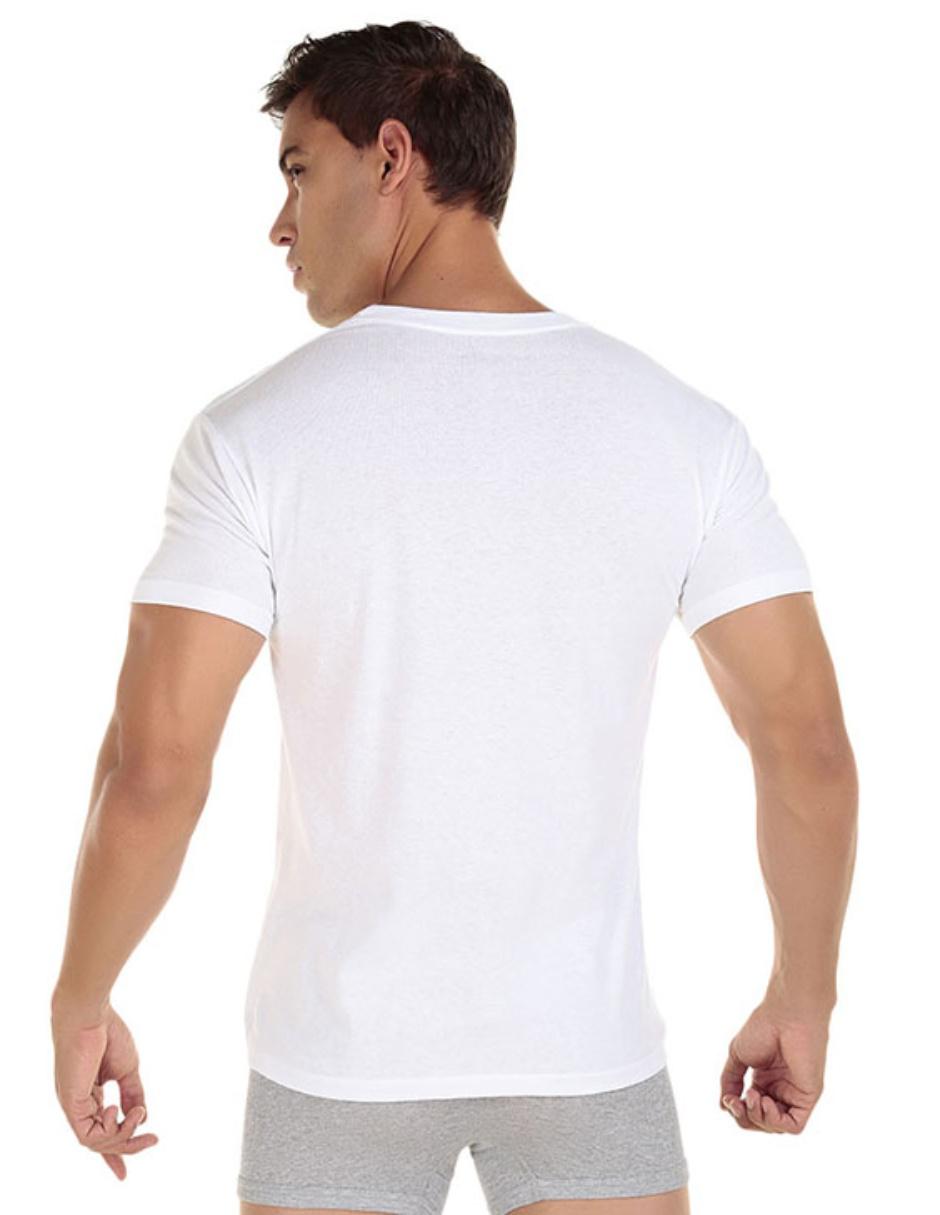 Playera cuello V para hombre 4