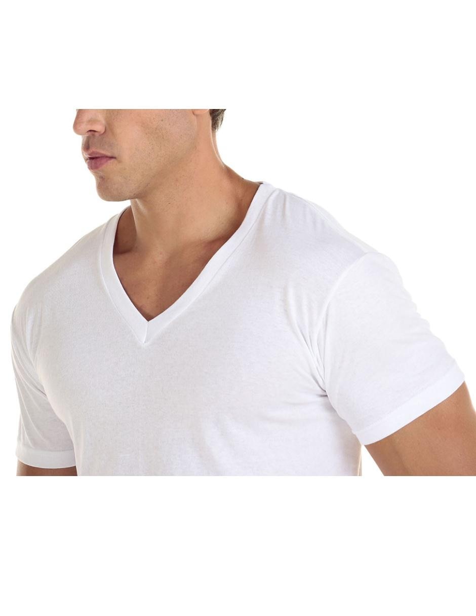 Playera cuello V para hombre 5